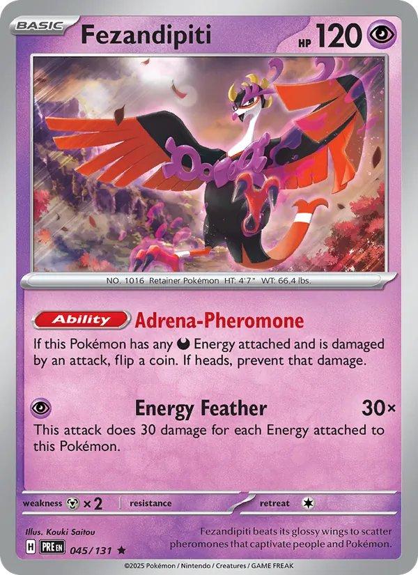 Fezandipiti, Prismatic Evolutions No. 045