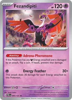 Fezandipiti, Prismatic Evolutions Nº 045 Holo