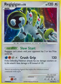 Regigigas, Legends Awakened No. 15 Holo