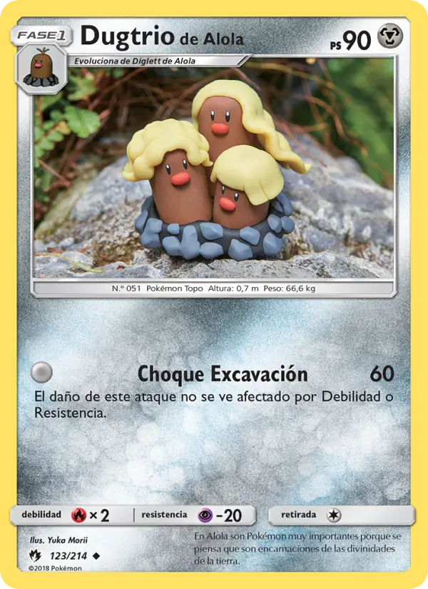 Dugtrio de Alola, Truenos Perdidos Nº 123