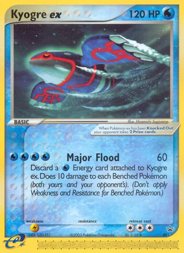 Kyogre ex, Nintendo Black Star Promos No. 1
