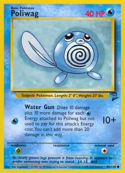 Poliwag, Base Set 2 No. 88 Normal