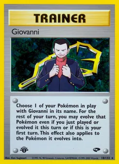 Giovanni, Gym Challenge Nº 18 Holo