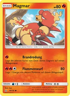 Magmar, Ultra-Prisma Nº 18 Normal
