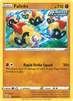 Falinks, Battle Styles Nº 83 Normal