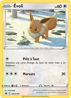 Évoli, Promo SWSH Nº SWSH190 Normal