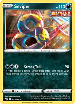 Seviper, Chilling Reign No. 102 Normal