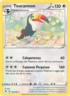 Toucannon, Voltaggio Sfolgorante No. 145 Normal