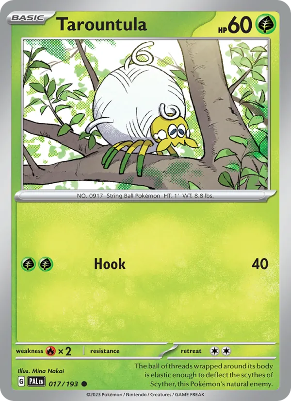 Tarountula, Paldea Evolved Nº 017