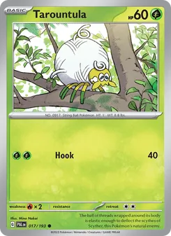 Tarountula, Paldea Evolved Nº 017 Normal