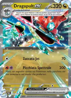 Dragapult-ex, Crepuscolo Mascherato No. 130 Holo