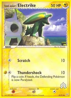 Team Aqua's Electrike, Team Magma vs Team Aqua Nº 52 Normal