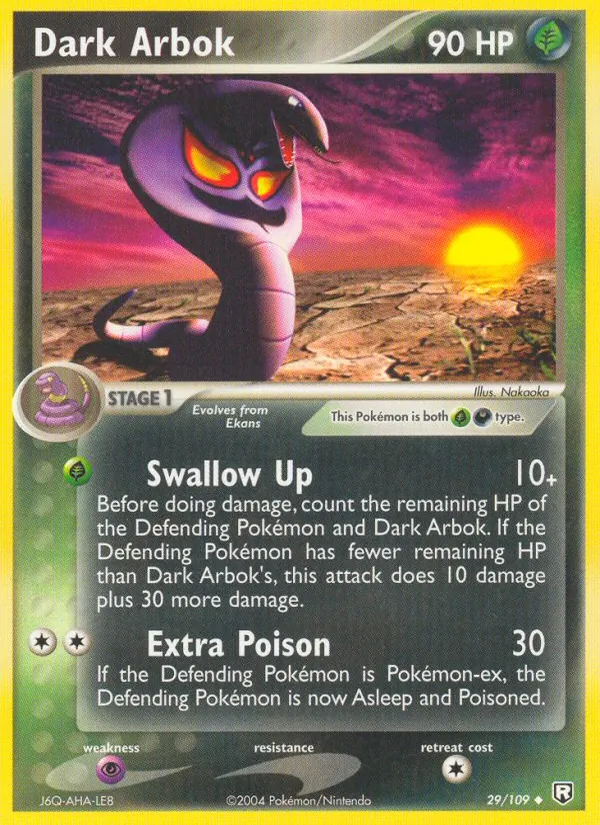 Dark Arbok, Team Rocket Returns Nº 29