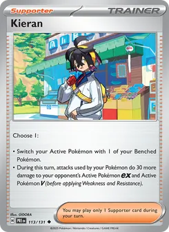 Kieran, Prismatic Evolutions Nº 113 Normal