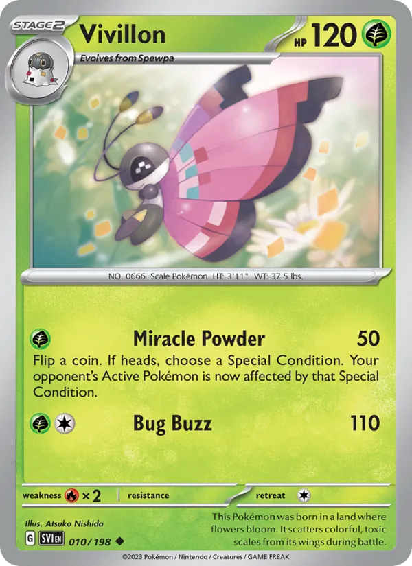 Vivillon, Scarlet & Violet No. 010