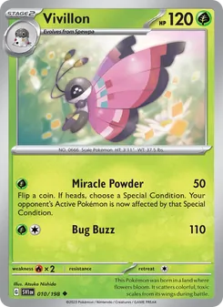 Vivillon, Scarlet & Violet No. 010 Normal