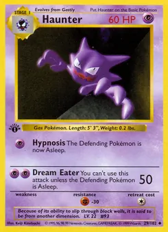 Haunter, Base Set No. 29 Normal