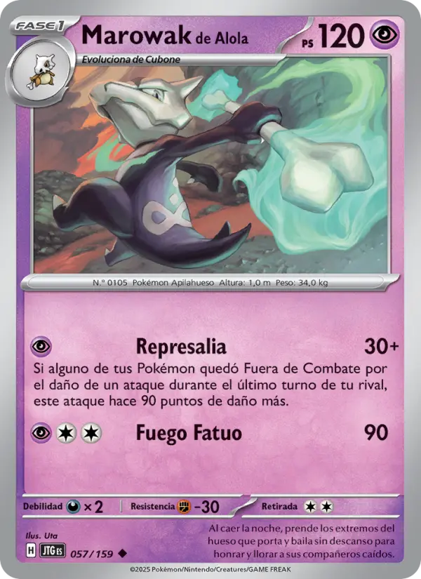 Marowak de Alola, Juntos de Aventuras Nº 057