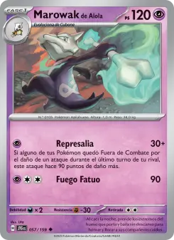 Marowak de Alola, Juntos de Aventuras No. 057 Normal
