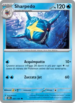 Sharpedo, Ossidiana Infuocata Nº 047 Normal