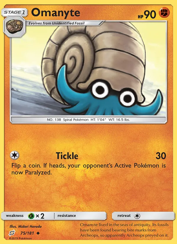 Omanyte, Team Up No. 75