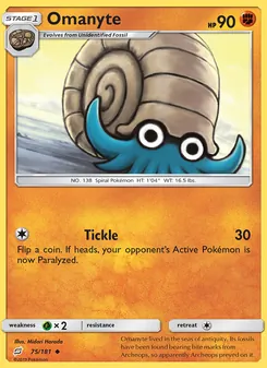 Omanyte, Team Up No. 75 Normal