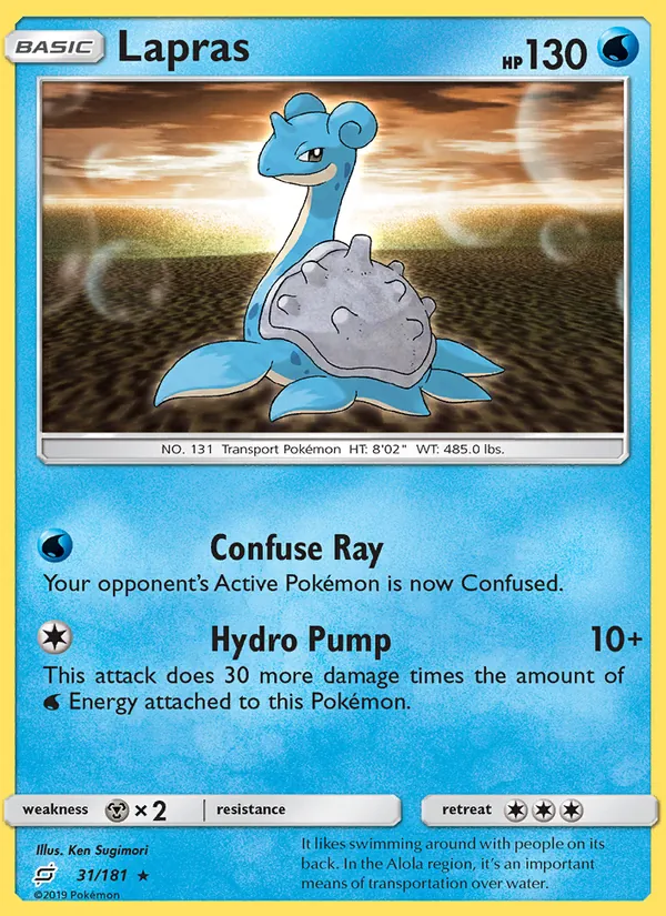 Lapras, Team Up No. 31