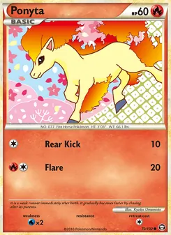 Ponyta, Triumphant No. 72 Normal