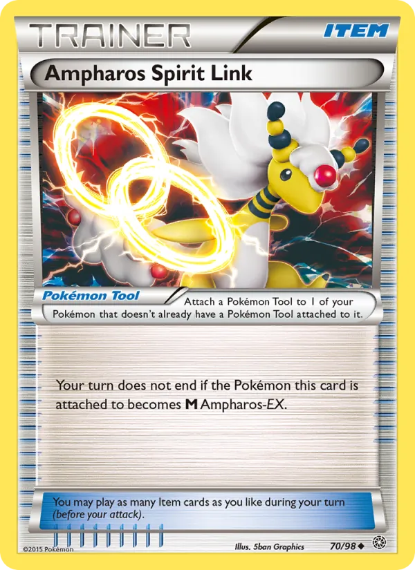 Ampharos Spirit Link, Ancient Origins No. 70
