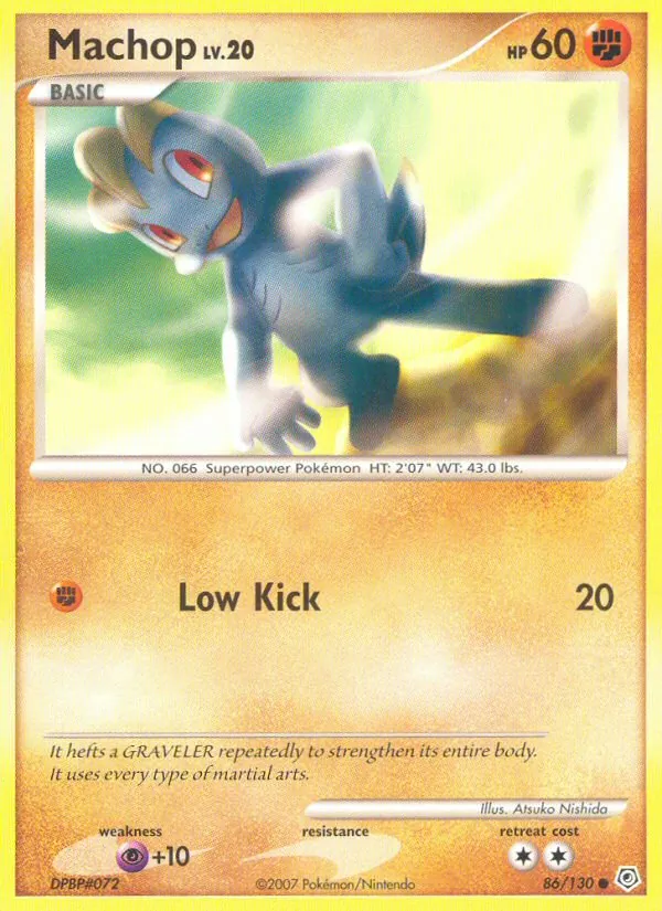 Machop, Diamond & Pearl Nº 86