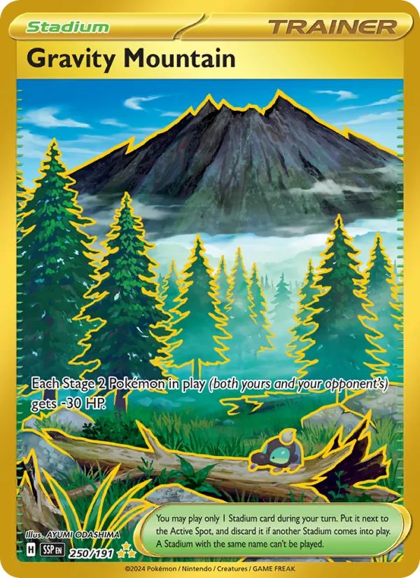 Gravity Mountain, Surging Sparks No. 250