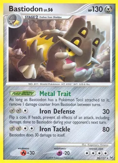 Bastiodon, Platinum No. 20 Normal