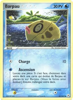 Barpau, EX Légendes Oubliées No. 61 Normal