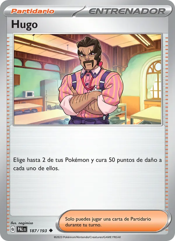 Hugo, Evoluciones en Paldea Nº 187