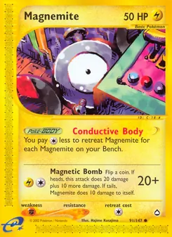 Magnemite, Aquapolis No. 91 Normal