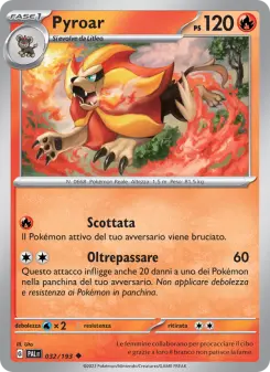 Pyroar, Evoluzioni a Paldea No. 032 Normal