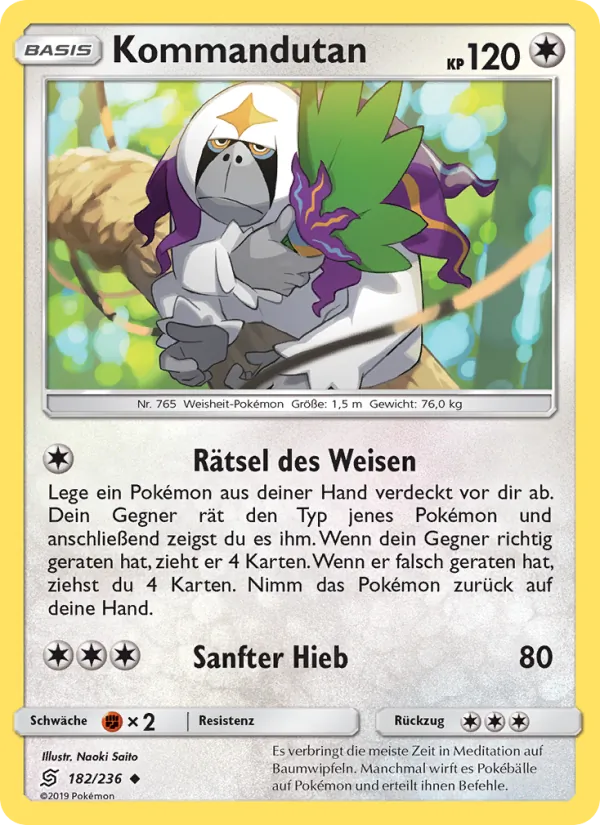 Kommandutan, Bund der Gleichgesinnten Nº 182