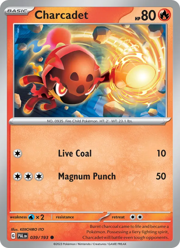Charcadet, Paldea Evolved No. 039
