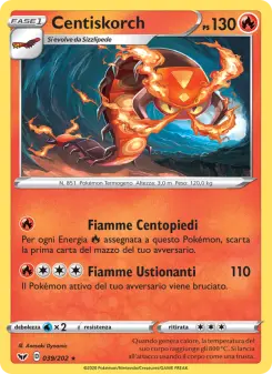 Centiskorch, Spada e Scudo No. 39 Normal