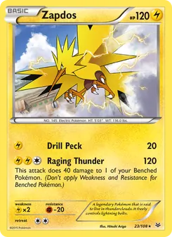 Zapdos, Roaring Skies No. 23 Normal