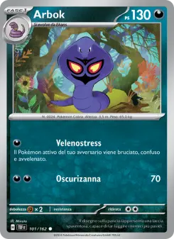 Arbok, Cronoforze No. 101 Normal