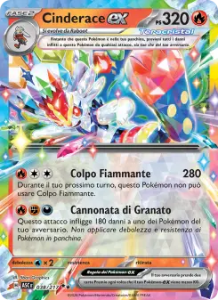 Cinderace-ex, Ascesa Eroica Nº 038 Holo