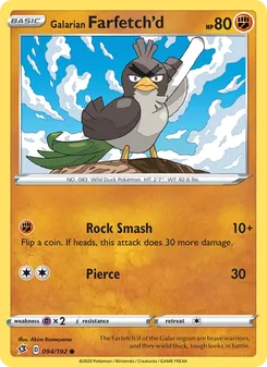 Galarian Farfetch'd, Rebel Clash No. 94 Normal