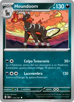 Houndoom, Ossidiana Infuocata Nº 133 Normal