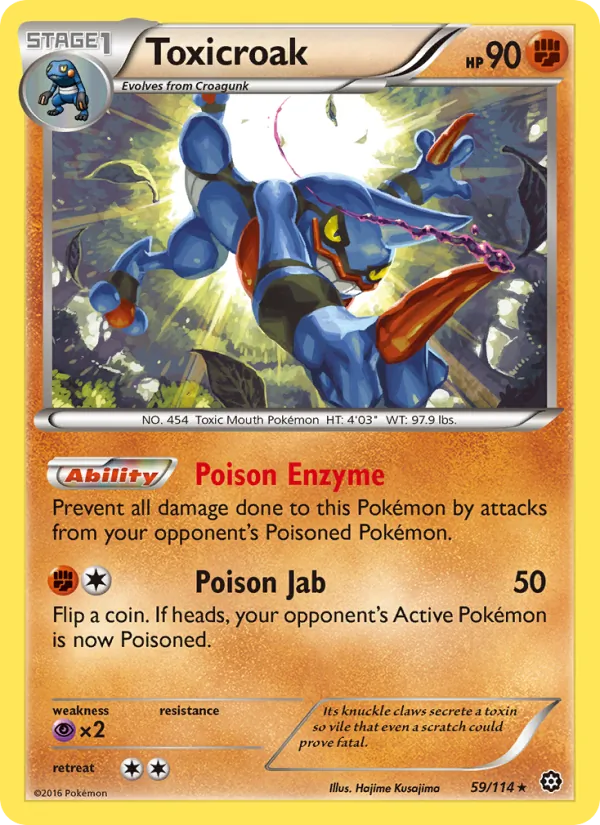 Toxicroak, Steam Siege No. 59