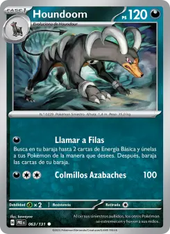 Houndoom, Evoluciones Prismáticas Nº 063 Normal