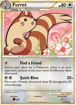 Furret, HeartGold SoulSilver Nº 21 Normal