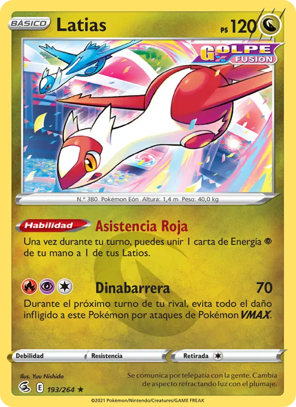 Latias, Golpe Fusión No. 193