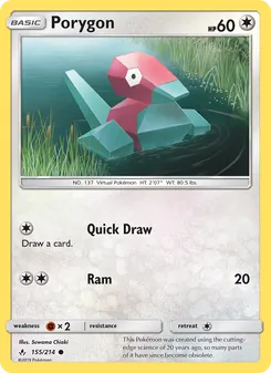 Porygon, Unbroken Bonds No. 155 Normal