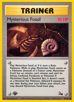 Mysterious Fossil, Fossil No. 62 Normal
